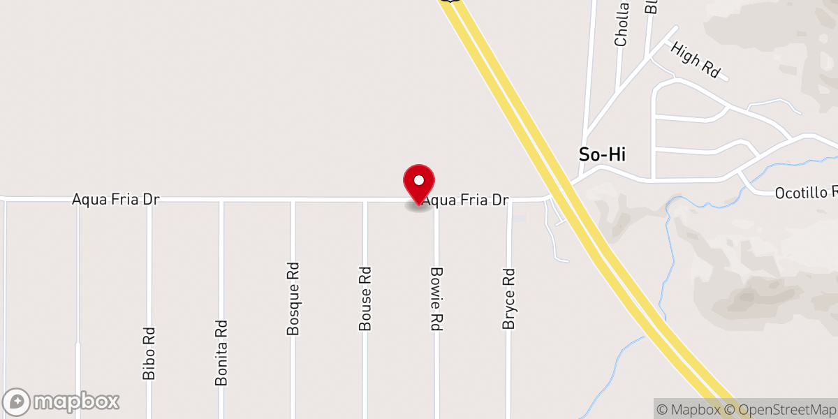 Map showing location of Built On the Living Rock