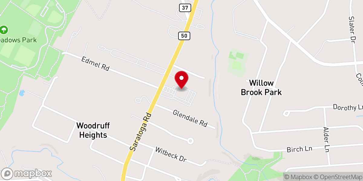 Map showing location of Church of the Immaculate Conception