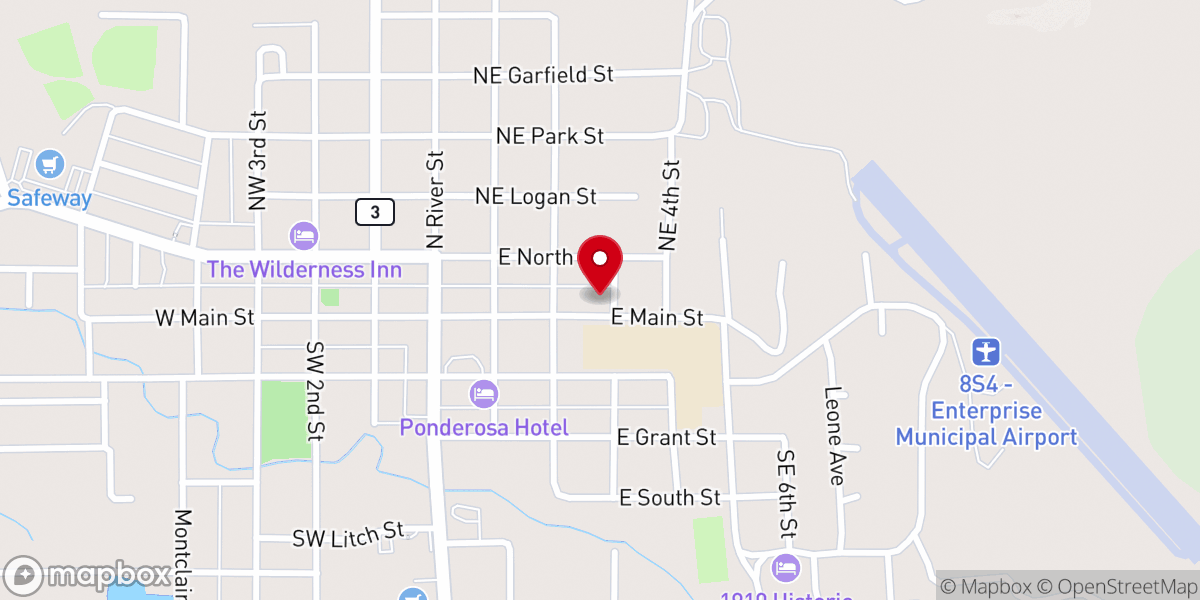 Map showing location of St Patrick Episcopal Church