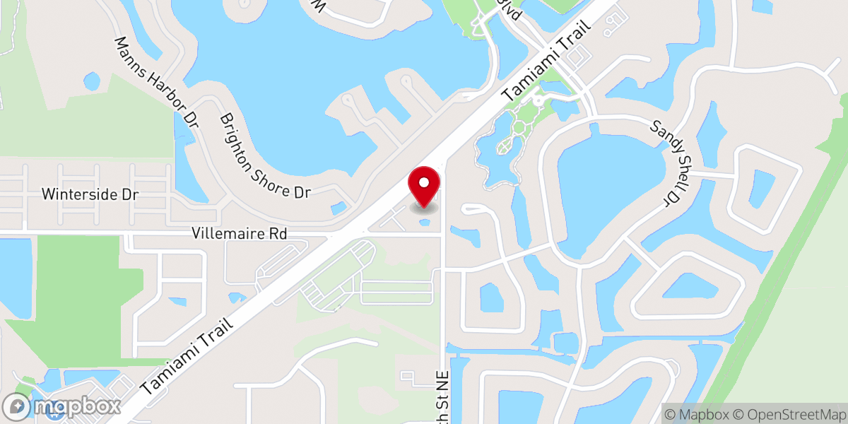 Map showing location of Calvary Lutheran Church Offices