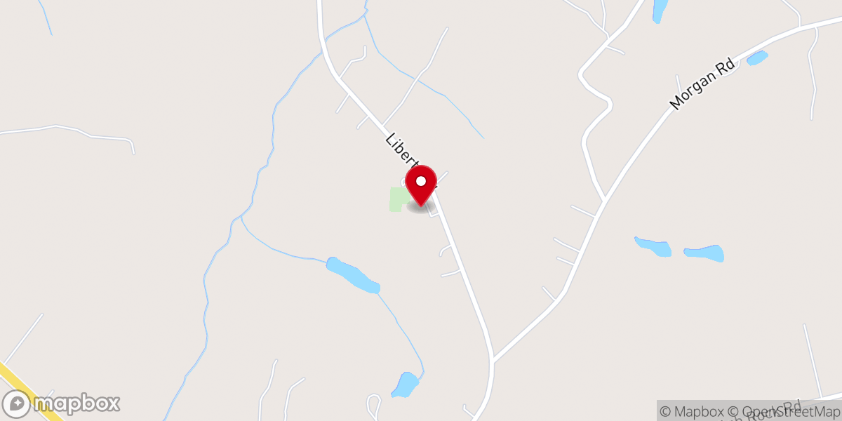 Map showing location of Gold Hill Wesleyan Church