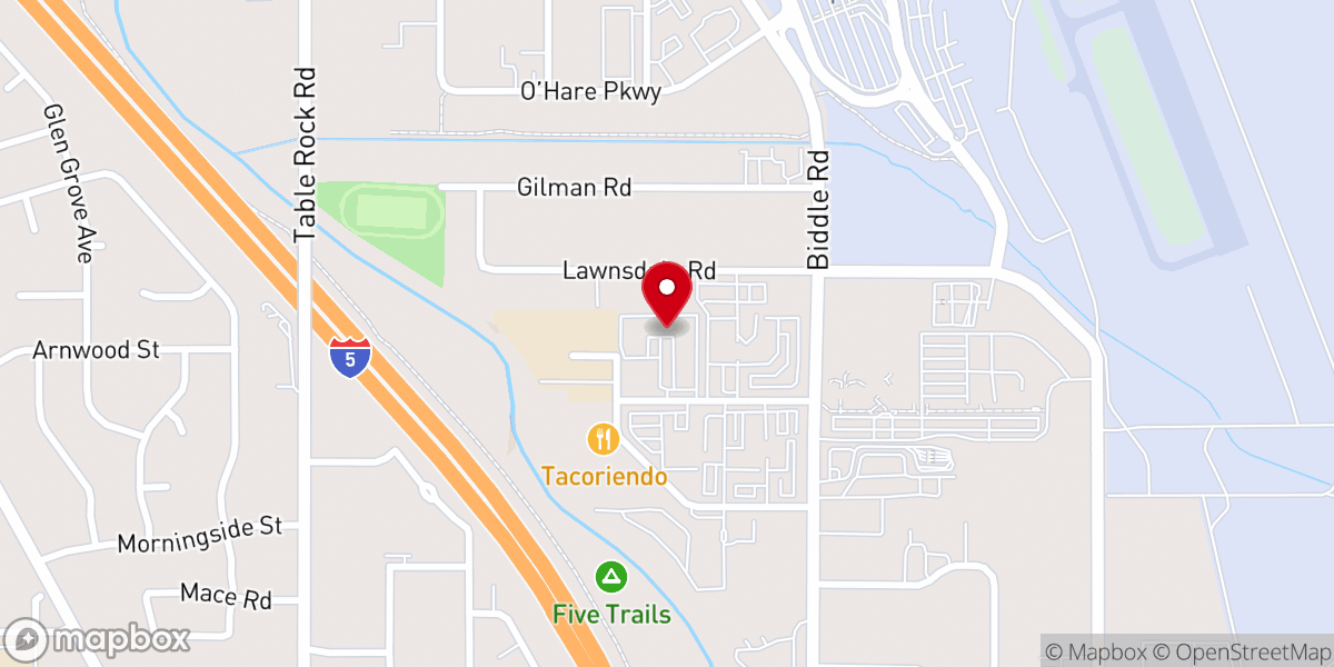 Map showing location of Heritage Christian Fellowship
