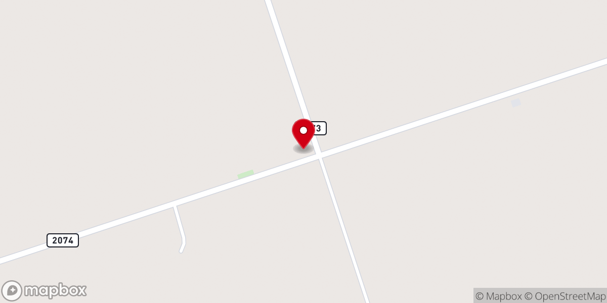 Map showing location of Zion Lutheran Church