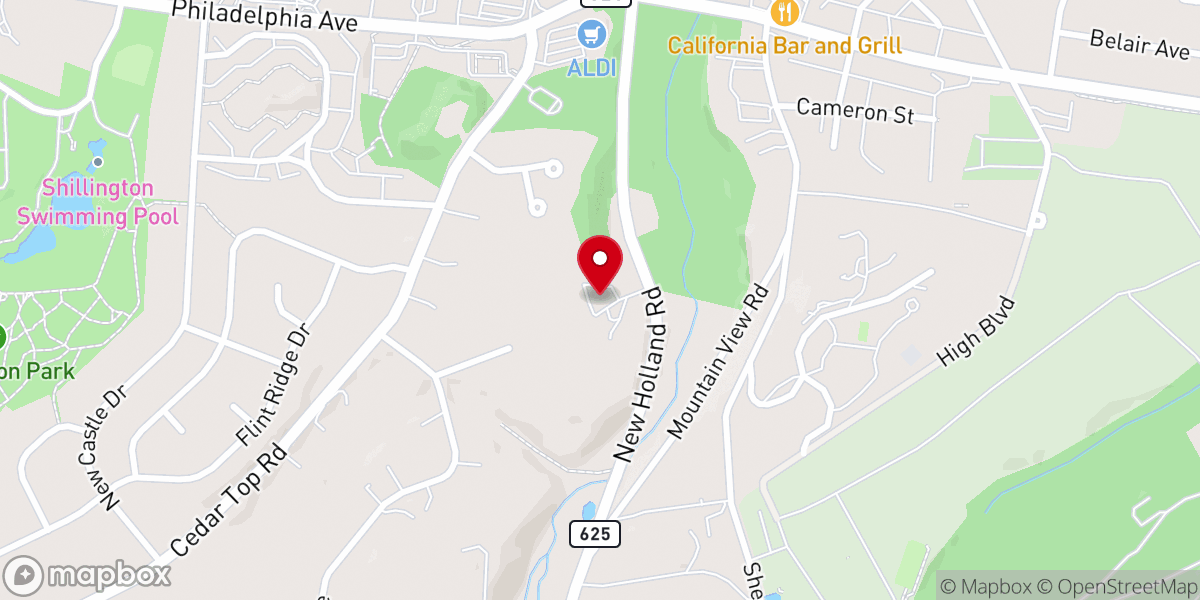 Map showing location of St Stephen's Catholic Church