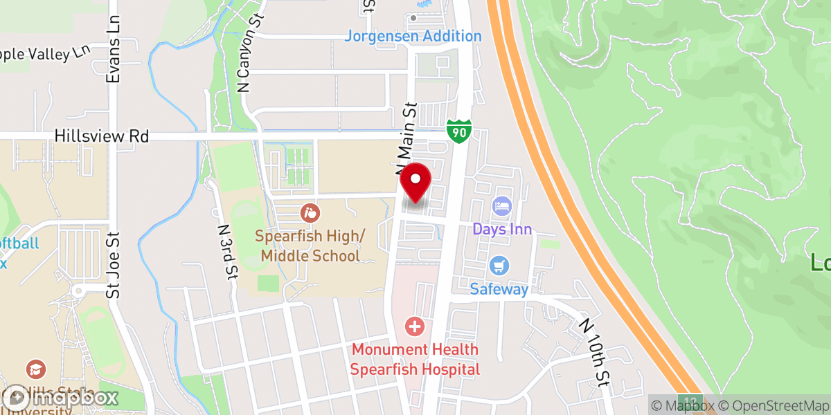 Map showing location of Built Wright Homes