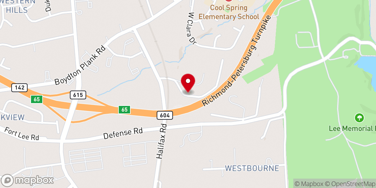 Map showing location of Rhema Word Ministries