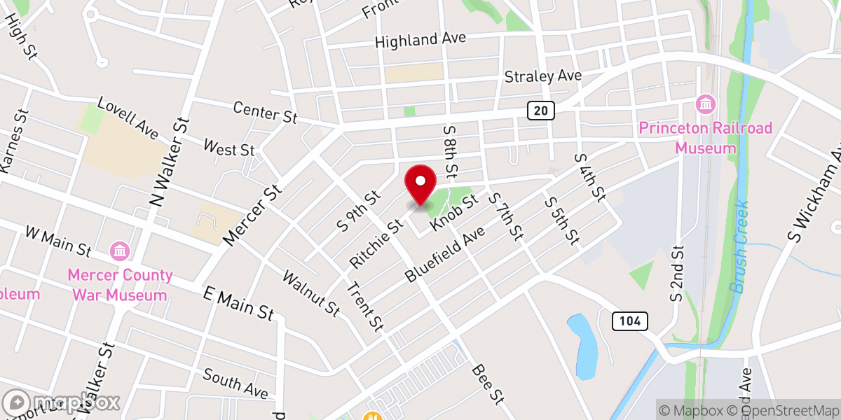 Map showing location of Christian Fellowship Chapel Church