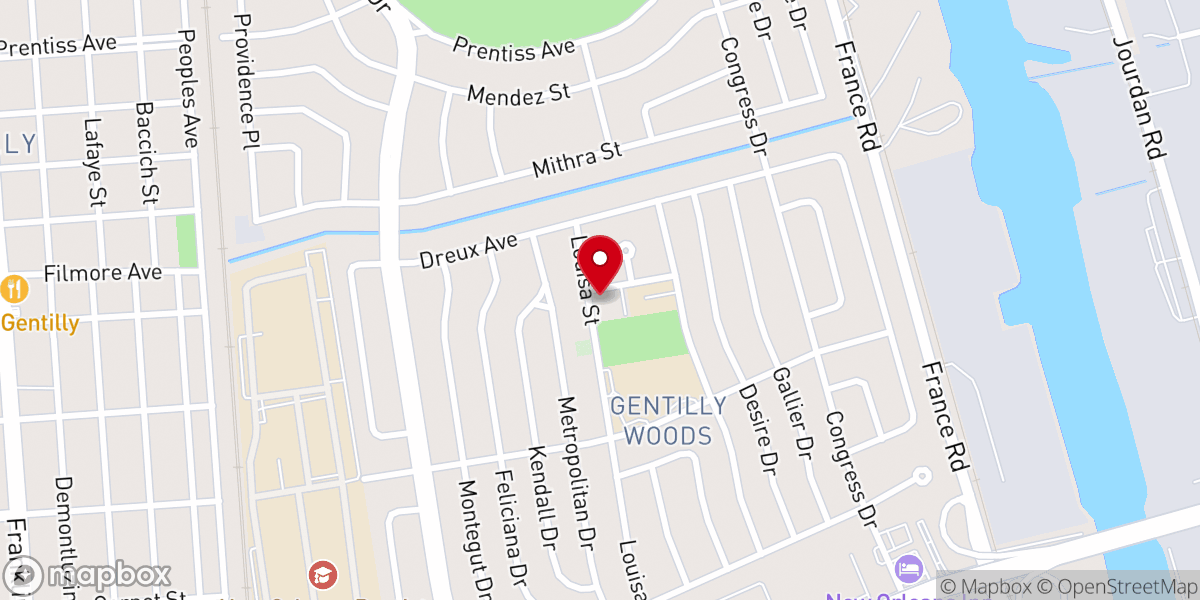 Map showing location of St. Gabriel the Archangel Church