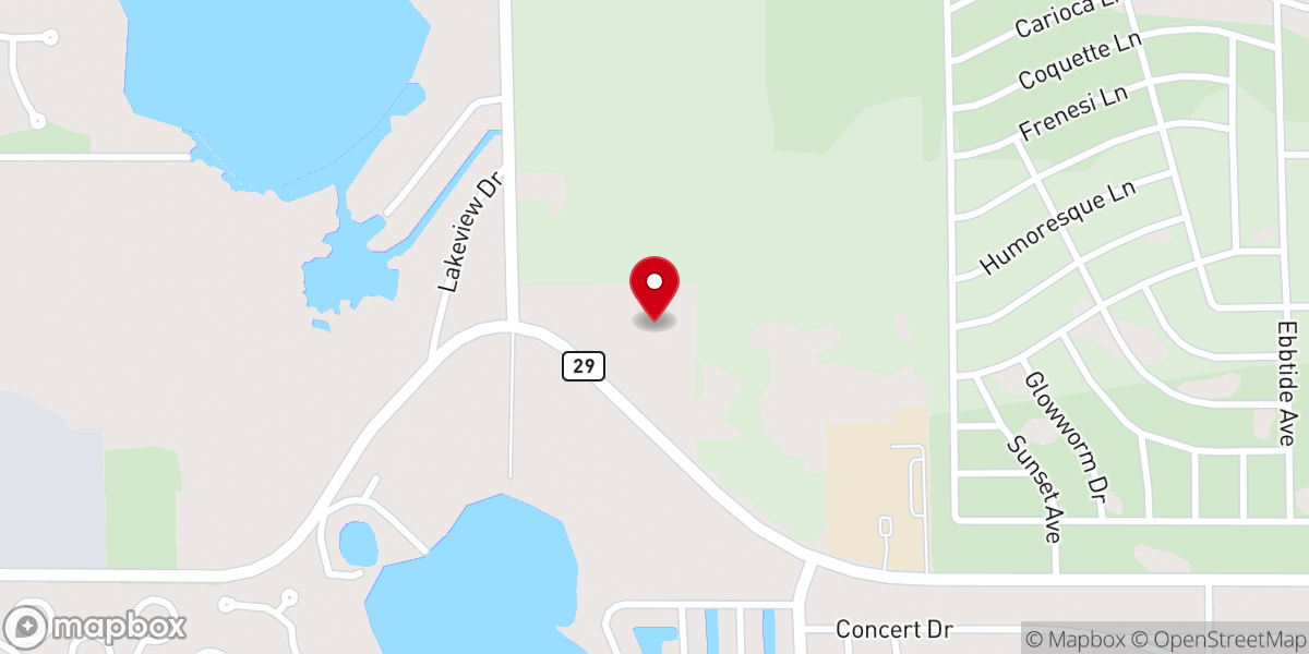 Map showing location of Working Faith Ministries