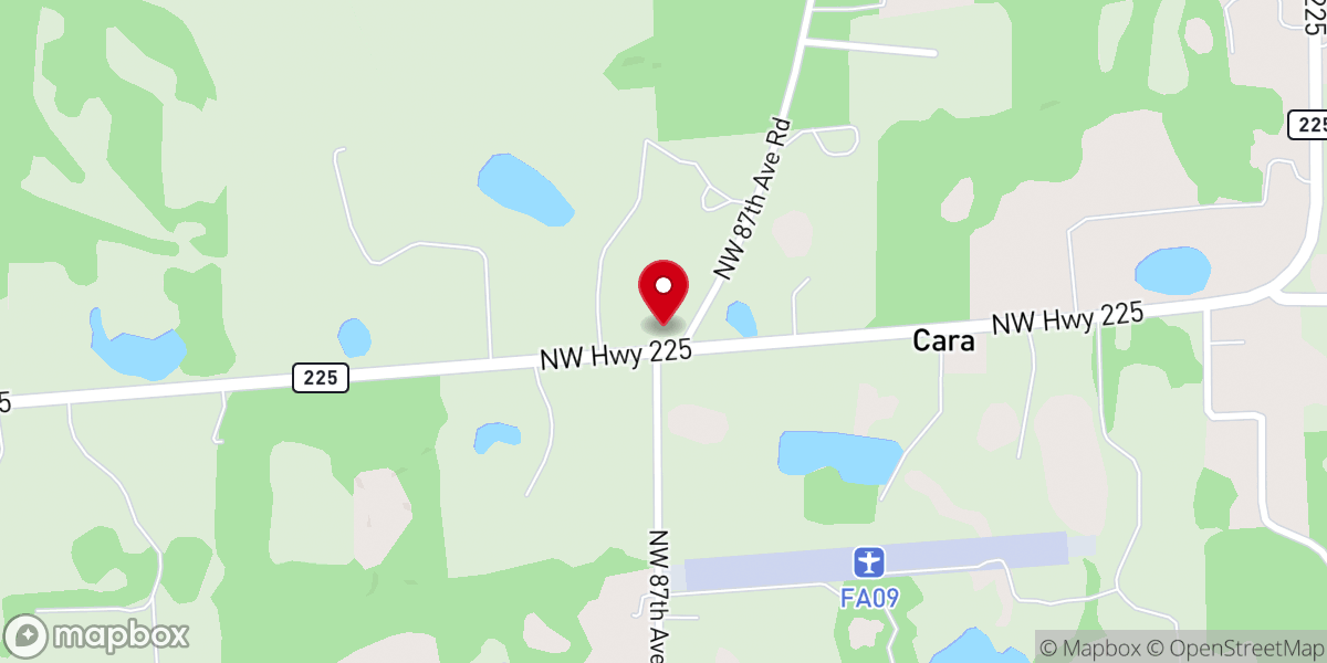 Map showing location of Mount Herman United Methodist Church
