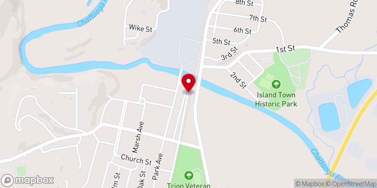 Map showing location of Subligna Church of Christ