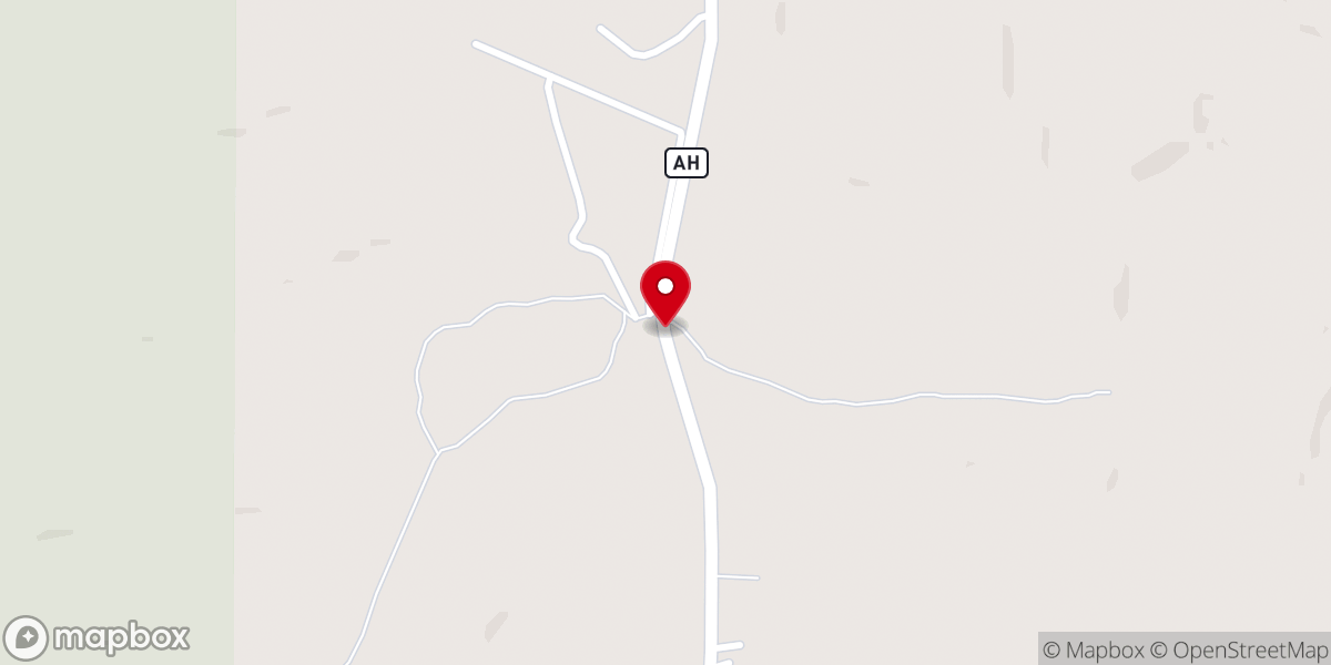 Map showing location of James River Church Campground