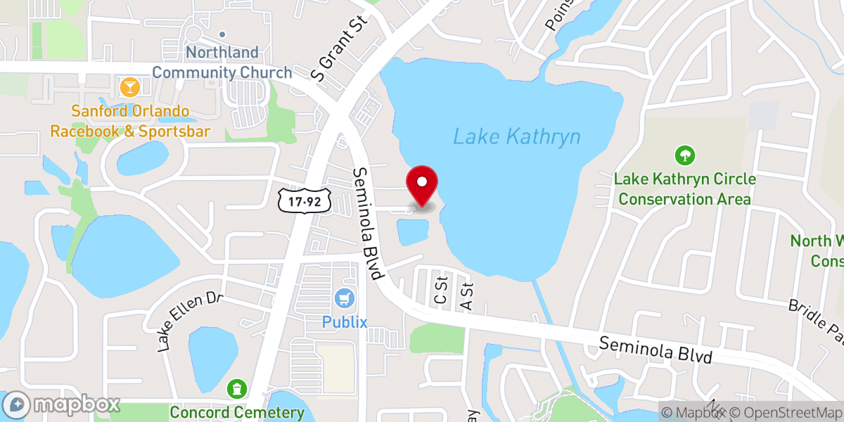 Map showing location of Iglesia Adventista Hispana