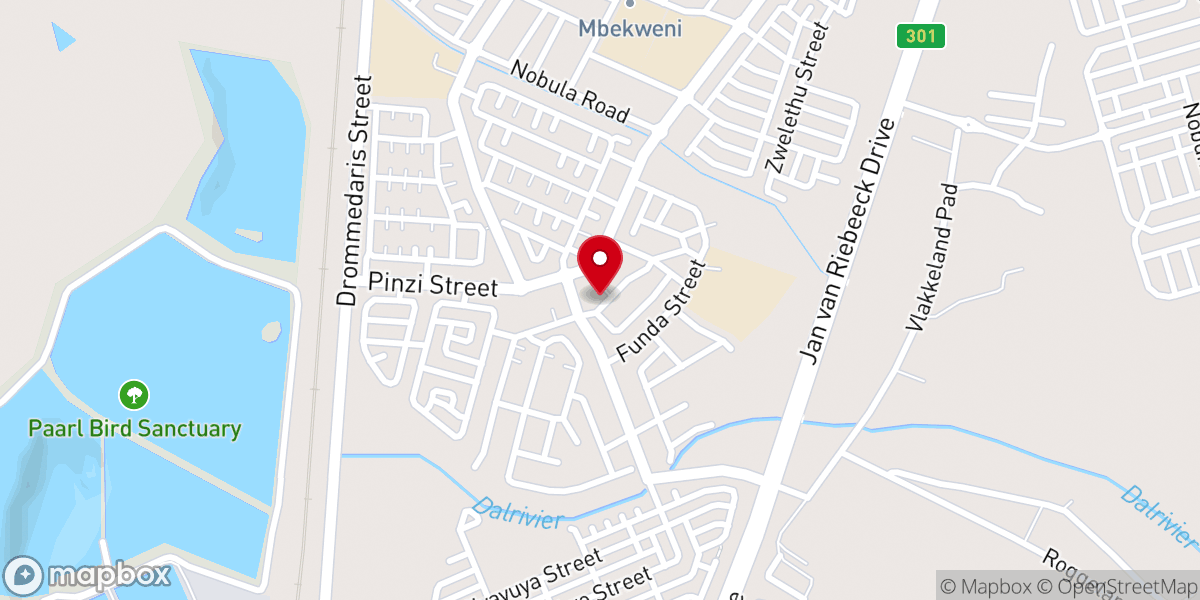 Map showing location of Emmanuel Apostolic Church Of Christ in Zion
