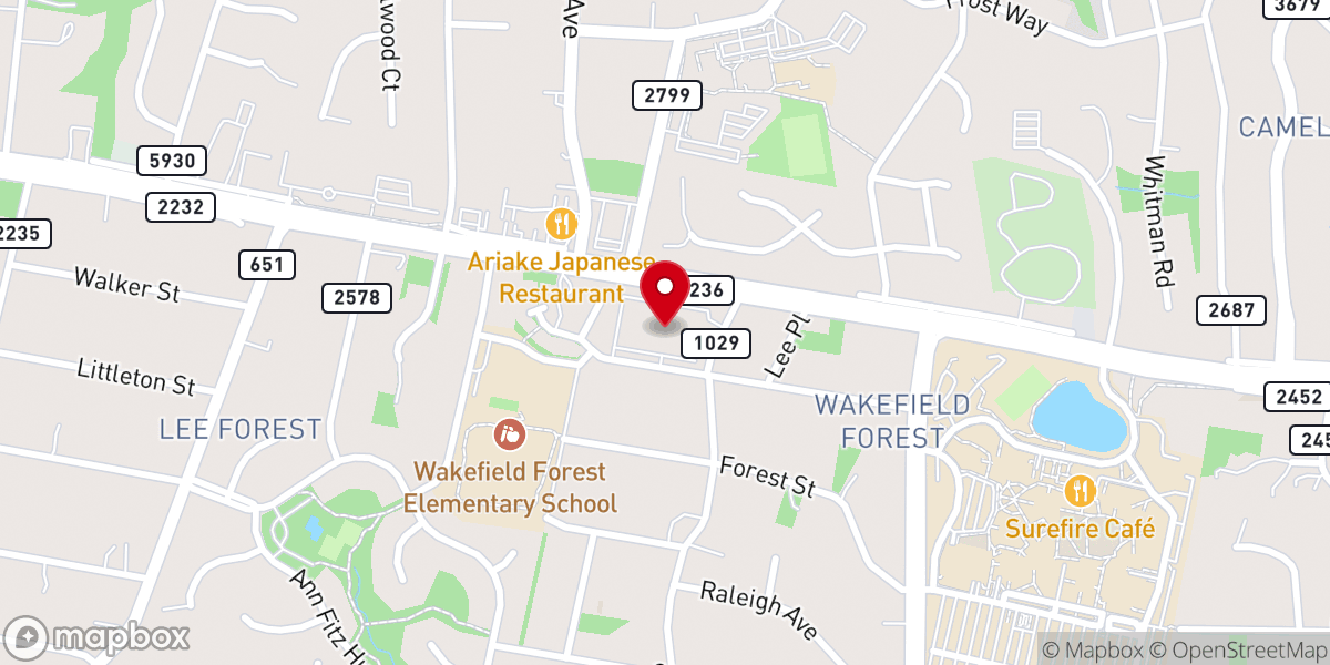 Map showing location of Saint Matthews Methodist Church