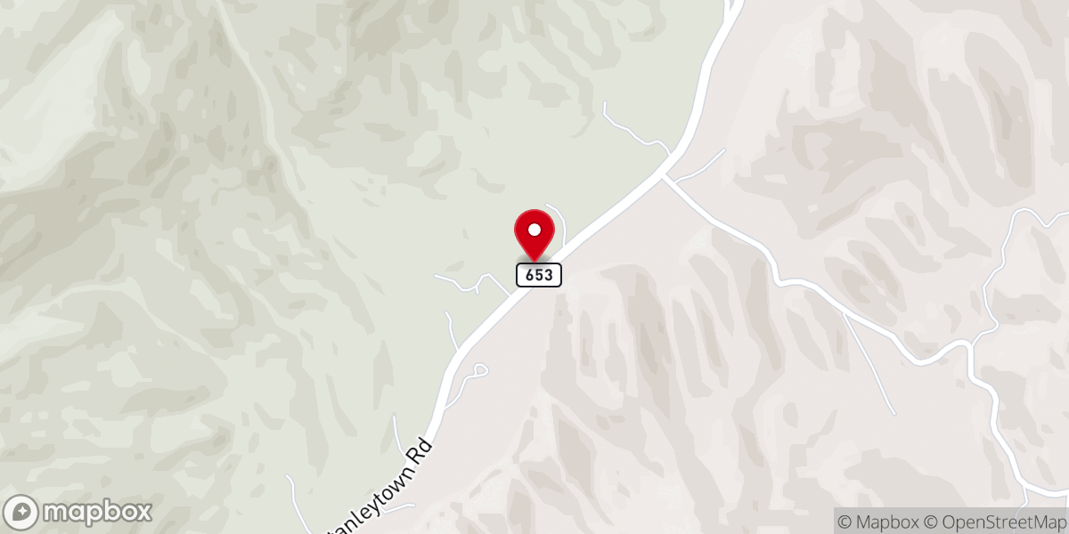 Map showing location of Mabe Chapel Freewill Baptist