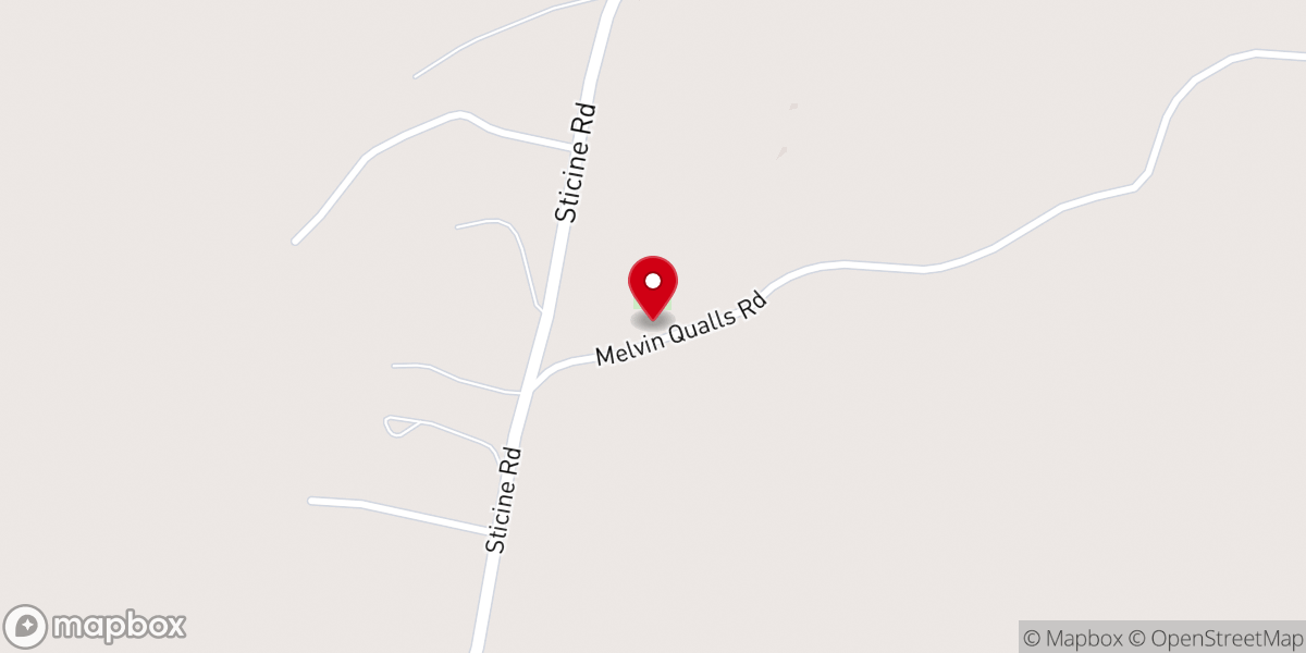 Map showing location of Lorraine Baptist Church