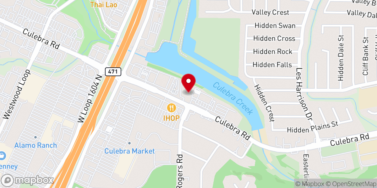 Map showing location of Korean United Baptist Church