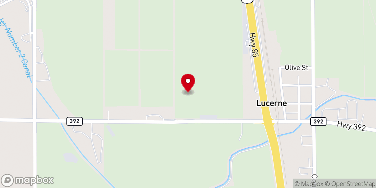 Map showing location of Northern Colorado Cowboy Church Inc