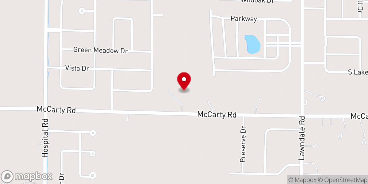Map showing location of St John Vianney