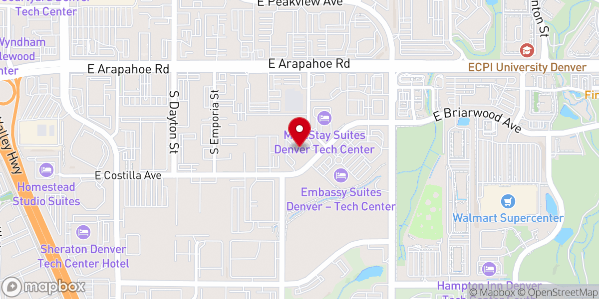 Map showing location of Marilyn & Sarah