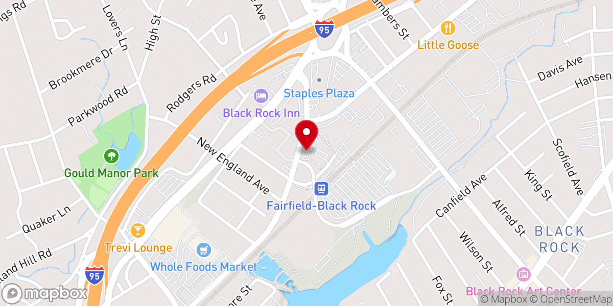 Map showing location of Parish Associates Inc