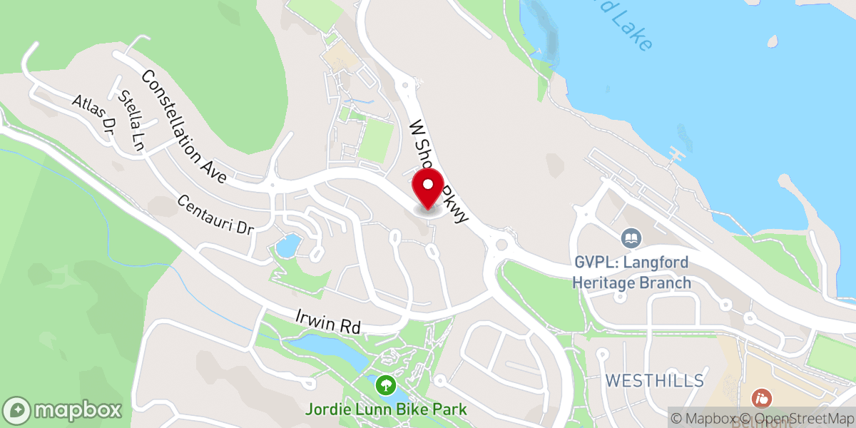 Map showing location of Coastline Church Westshore