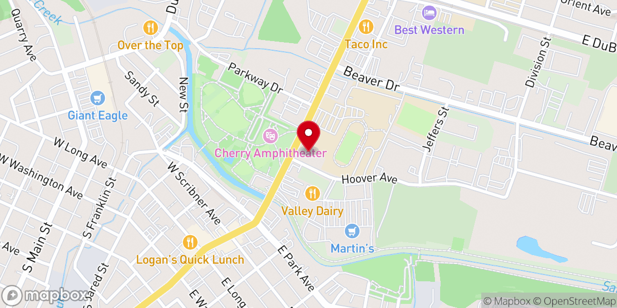 Map showing location of Church of Our Savior