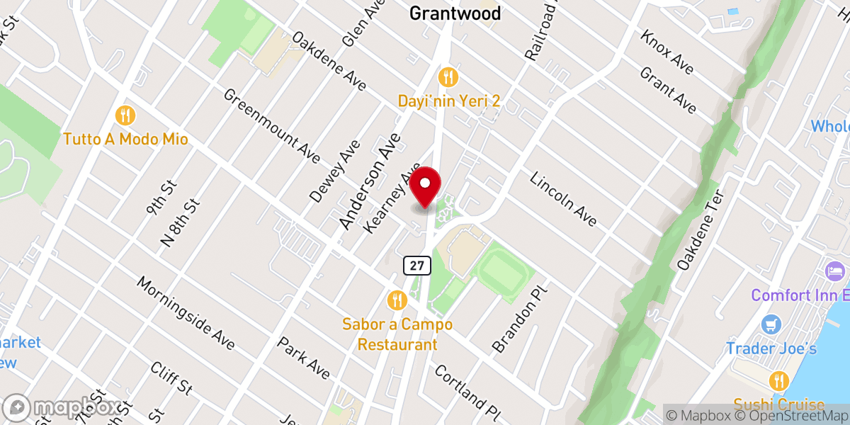 Map showing location of Living Word Church of New Jersey Inc