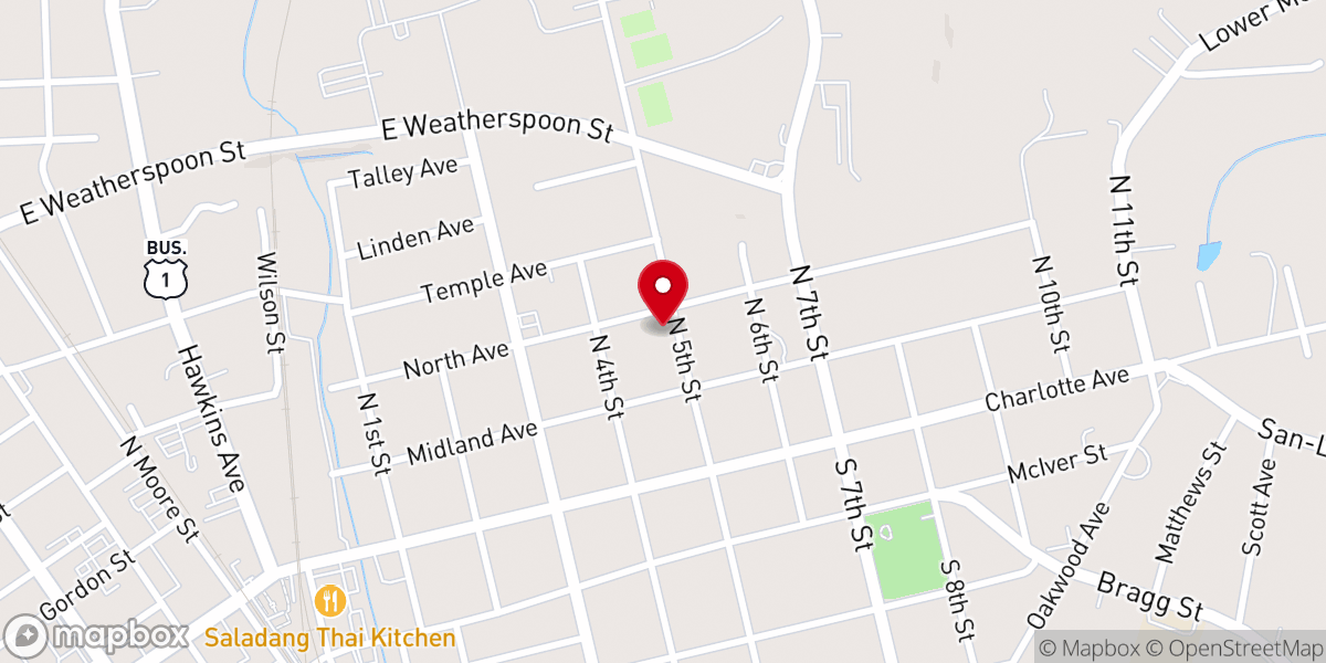 Map showing location of Emmanuel Church of God