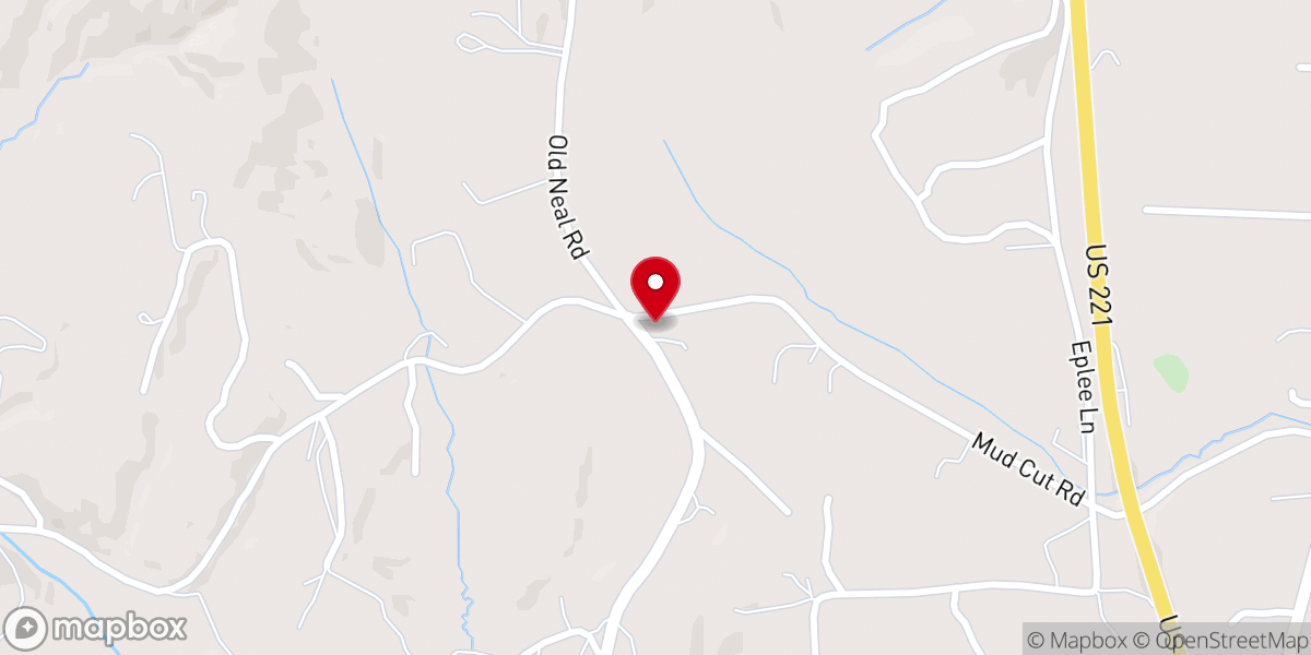 Map showing location of Nealsville Church of God