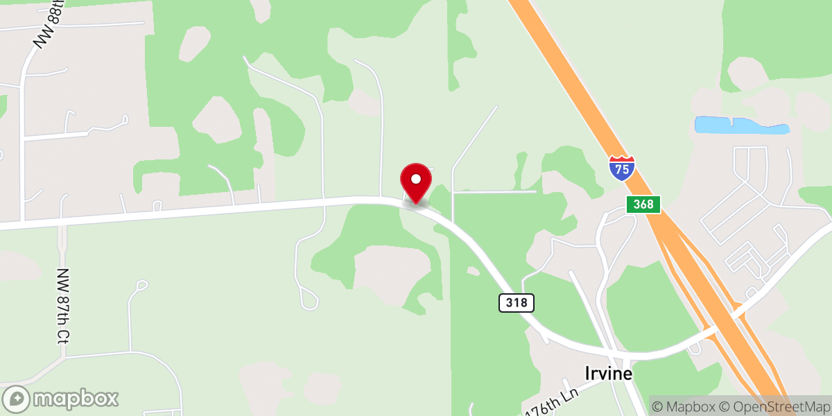 Map showing location of Canaan Missionary Baptist Church