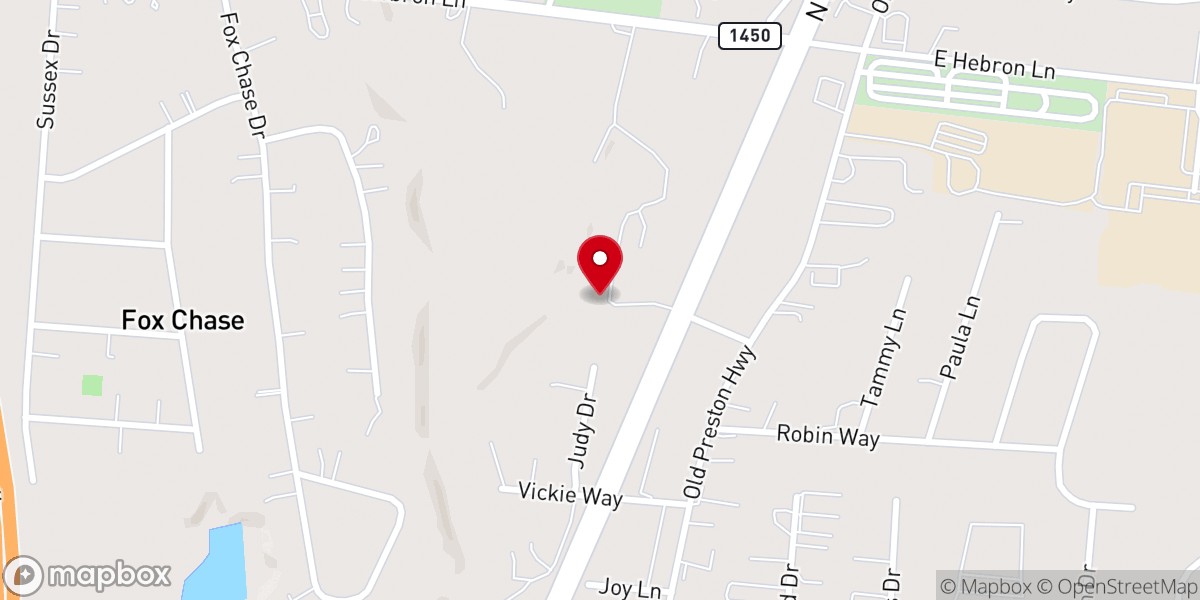 Map showing location of Robards Barn And Venue