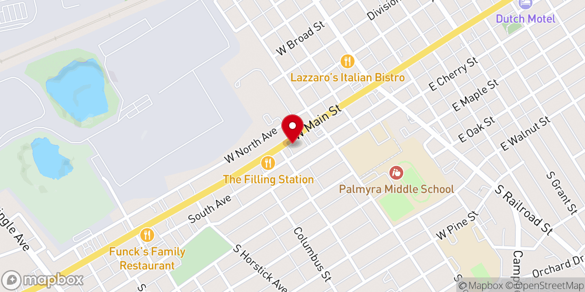 Map showing location of The Secret Place