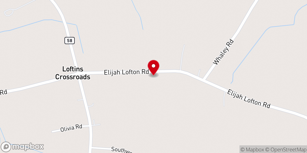 Map showing location of King's Chapel Disciples-Christ