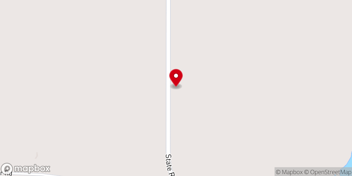 Map showing location of Hope Harbor Baptist Church