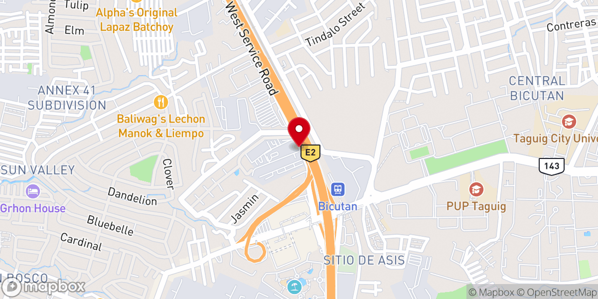Map showing location of United Pentecostal Church-Better Life Center