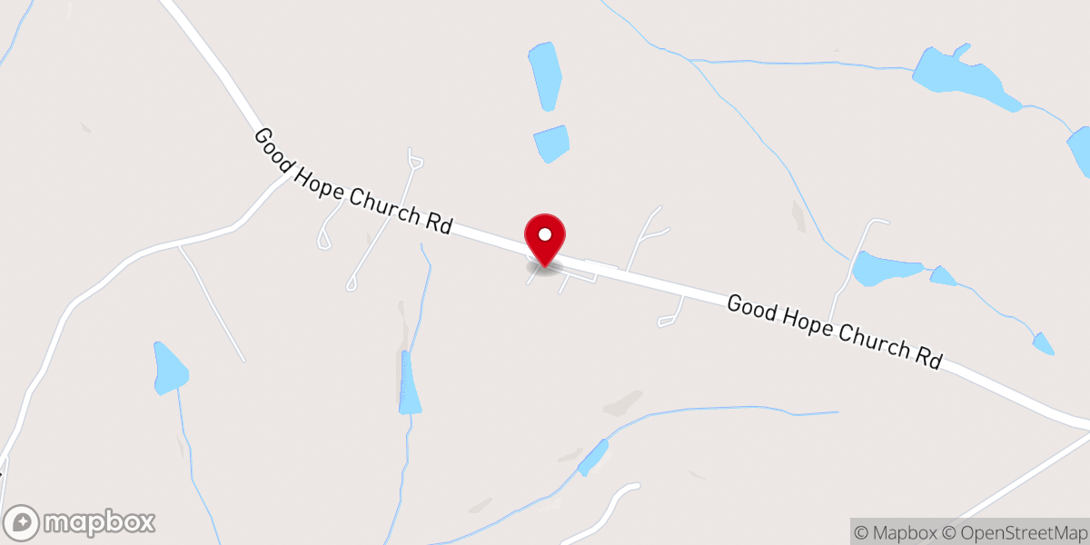Map showing location of House of Prayer
