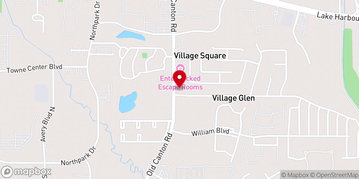 Map showing location of Alpha & Mega Church