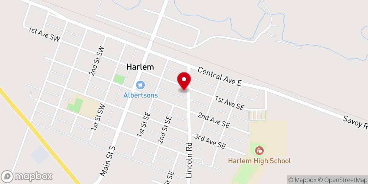 Map showing location of Saint Thomas the Apostle Catholic Church