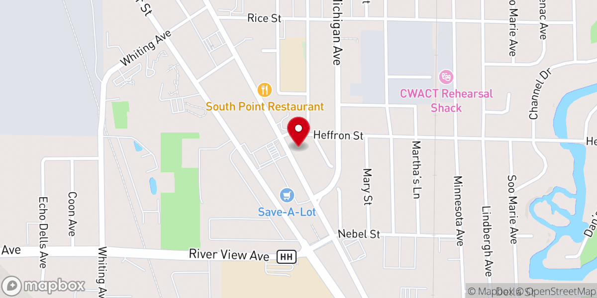 Map showing location of Eldorado's Adult Party Store