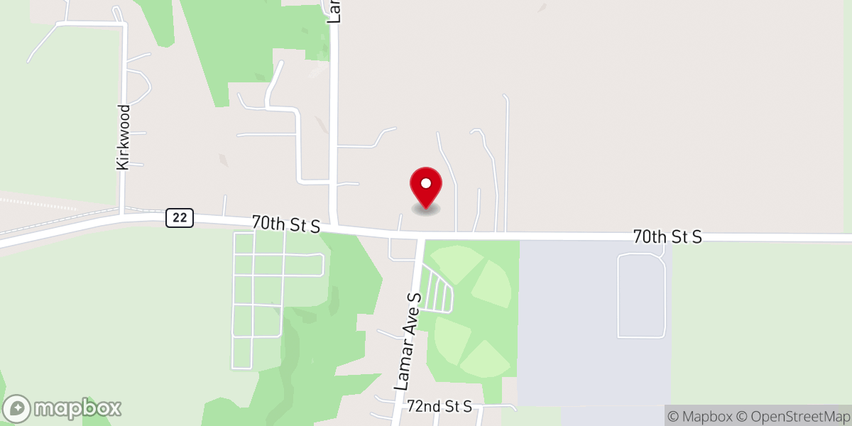 Map showing location of Accacia Masonic Lodge No. 51