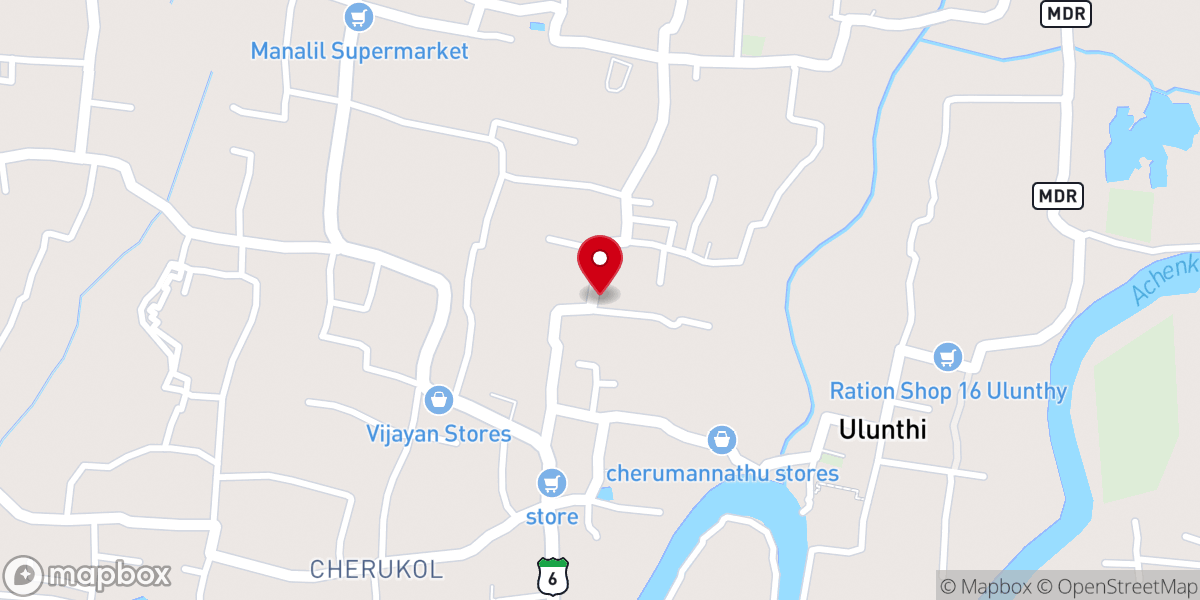 Map showing location of St. Mary's Orthodox Church