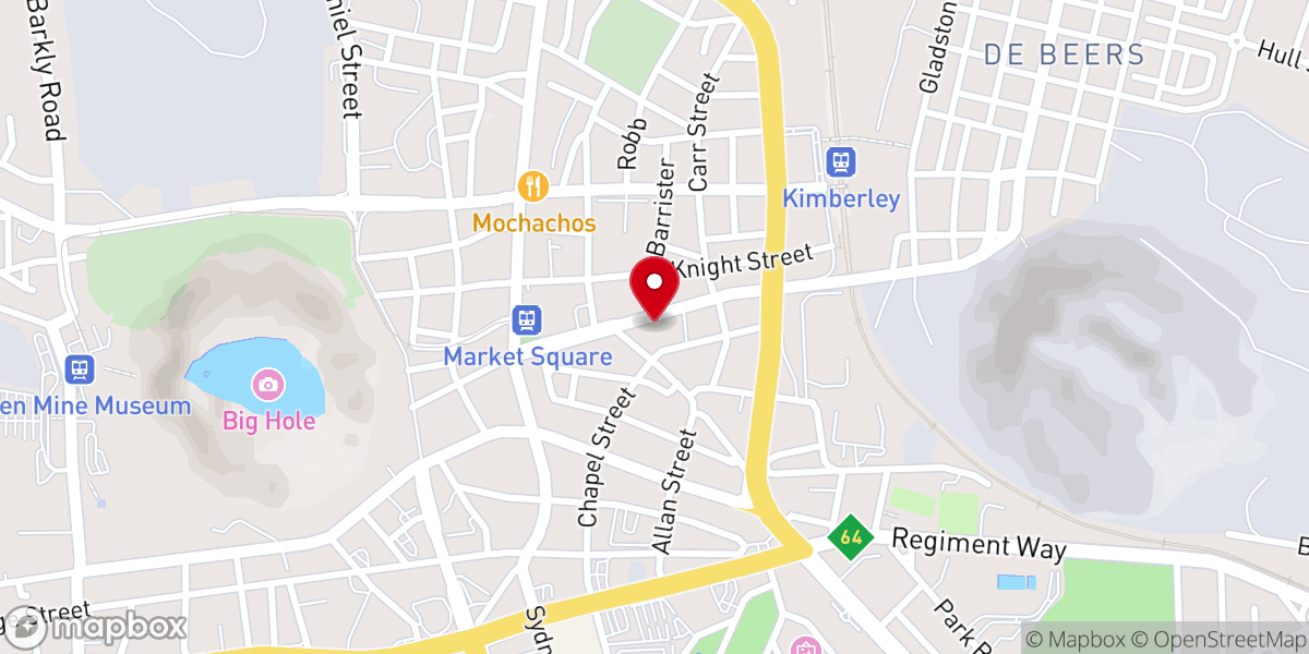 Map showing location of City of God International Ministries
