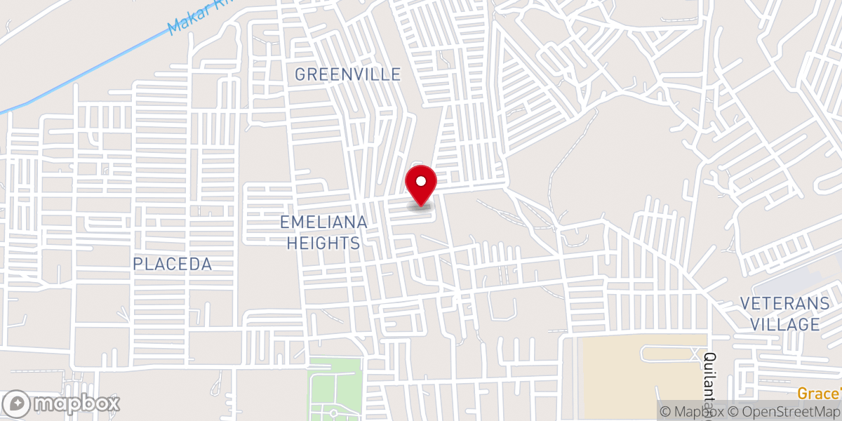 Map showing location of GKK Our Mother of Perpetual Help