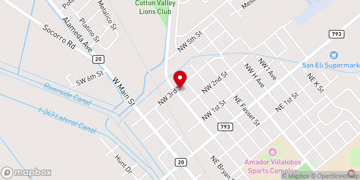 Map showing location of Eli's Memorial Temple