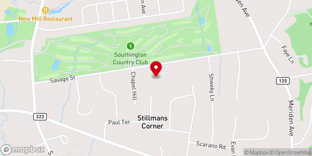 Map showing location of Mary Our Queen Roman Catholic Church