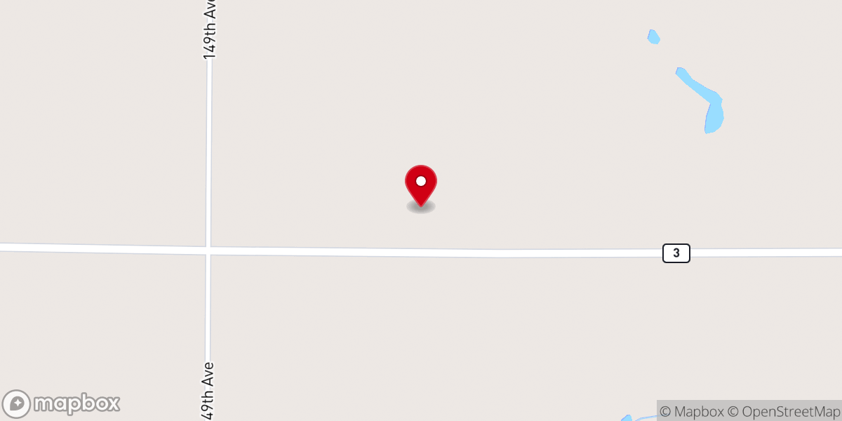 Map showing location of River City Church, Bemidji