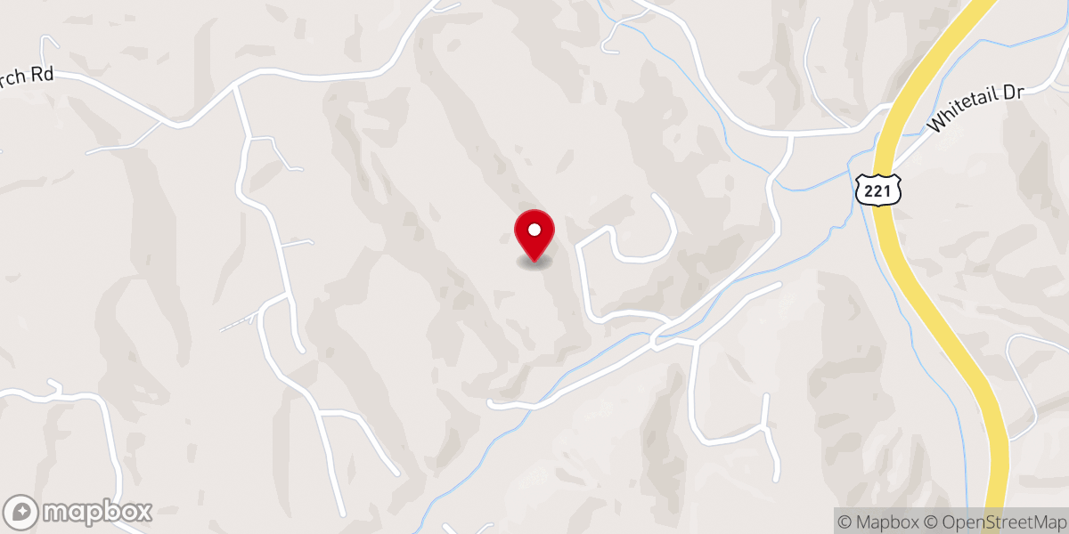 Map showing location of Roads End Retreat Inc