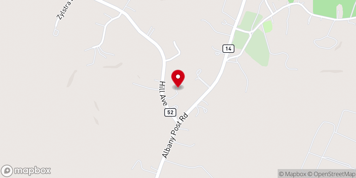 Map showing location of Agape Full Gospel Fellowship